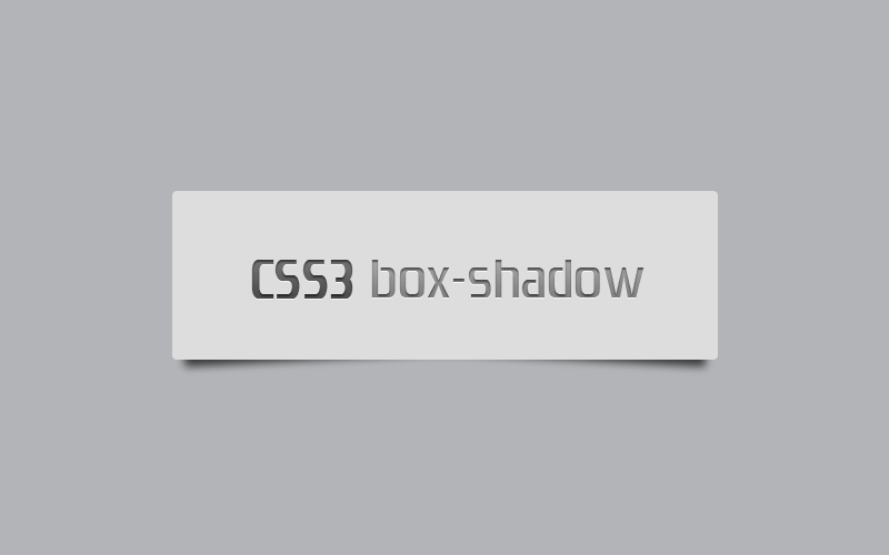 Box shadow